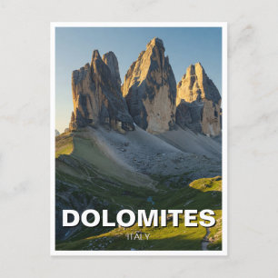 Dolomites Italy Travel Postcard