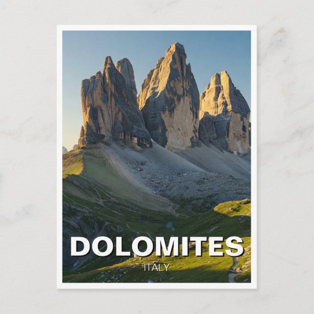 Dolomites Italy Travel Postcard (Front)