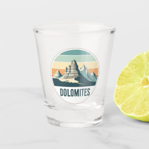 Dolomites Italy Travel Shot Glass