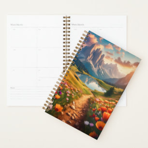 Dolomites Lake Vintage-Style Planner