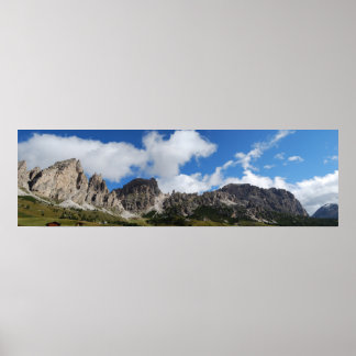 Dolomites landscape poster