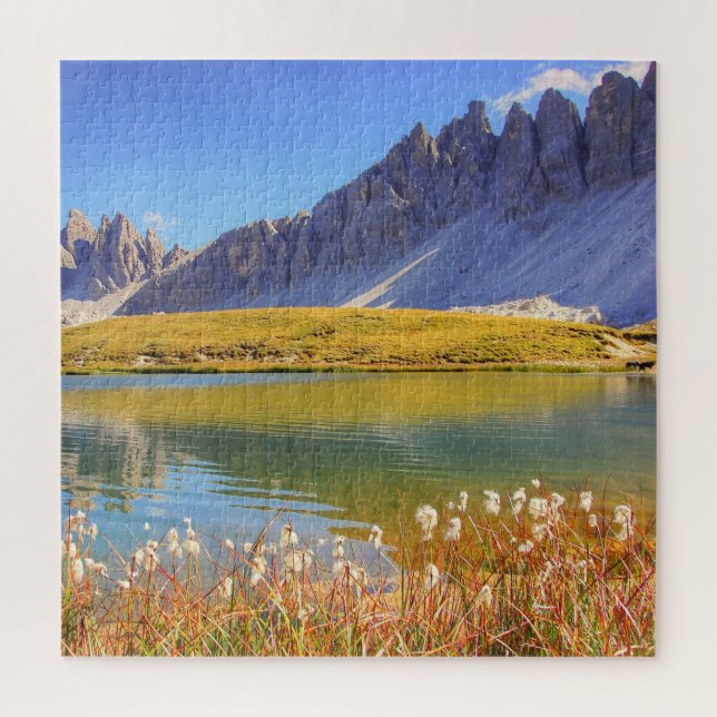 Dolomites Mountain Scenic Landscape Jigsaw Puzzle (Vertical)
