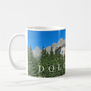 Dolomites mountains view mug