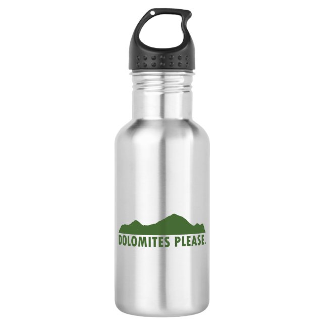 Dolomites Please 532 Ml Water Bottle (Front)
