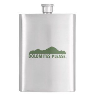 Dolomites Please Hip Flask