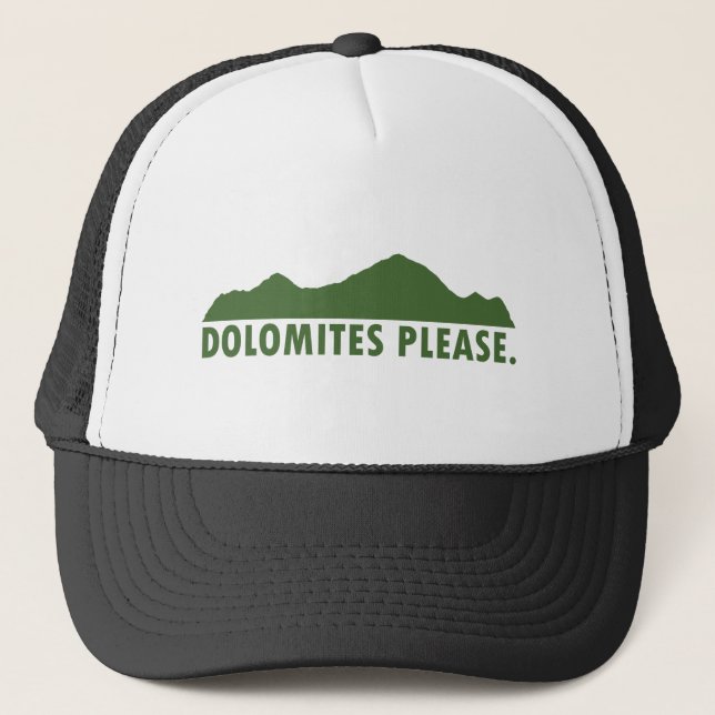 Dolomites Please Trucker Hat (Front)