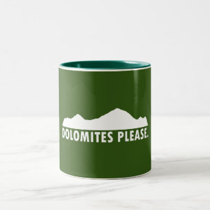 Dolomites Please Two-Tone Coffee Mug