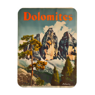 Dolomites Vintage Magnet