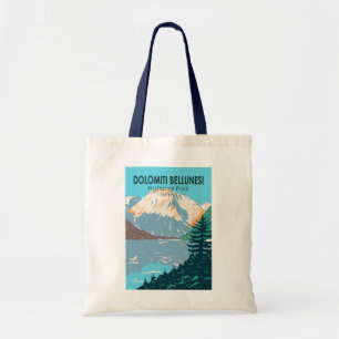 Dolomiti Bellunesi National Park Italy Vintage  Tote Bag