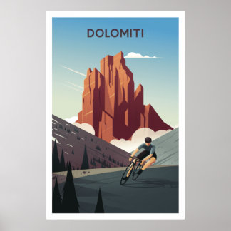 Dolomiti / Dolomites - Cycling Print