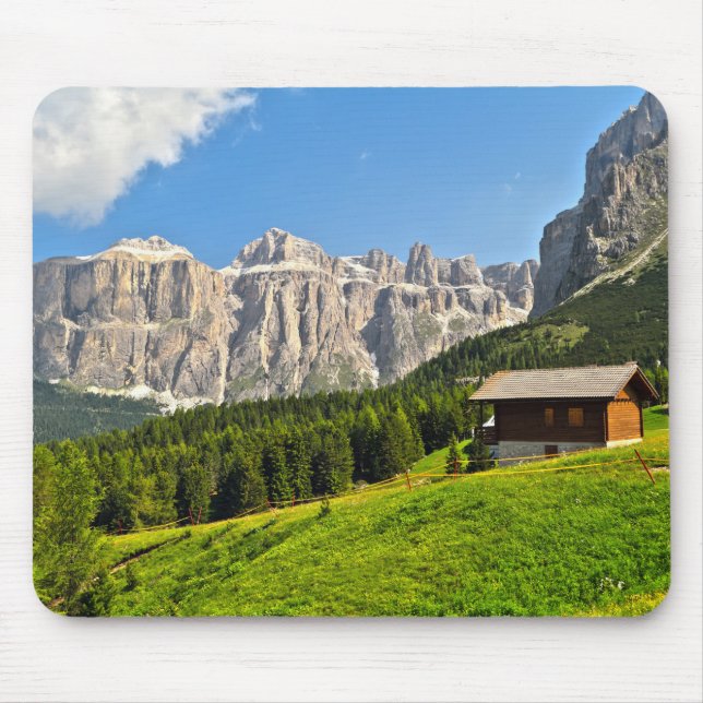 Dolomiti - high Fassa Valley Mouse Mat (Front)
