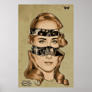 Dolores from Westworld SciFi Robot Artwork Poster