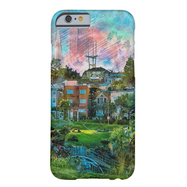 Dolores Park AKA Hipsters Wonderland San Francisco Case-Mate iPhone Case (Back)