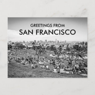 Dolores Park The Mission San Francisco Greeting Postcard
