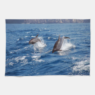 Dolphin Adventure Tea Towel