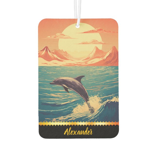 Dolphin air freshener brings joy! (Back)