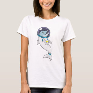 Dolphin as Astronaut in Costume T-Shirt