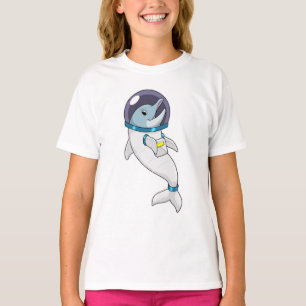Dolphin as Astronaut in Costume T-Shirt