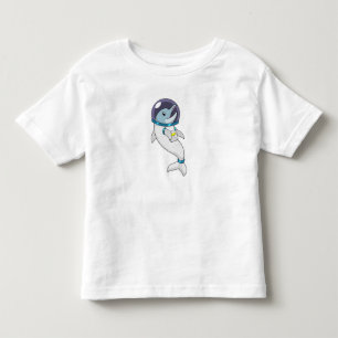 Dolphin as Astronaut in Costume Toddler T-Shirt