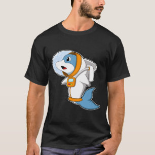 Dolphin as Astronaut with Costume T-Shirt