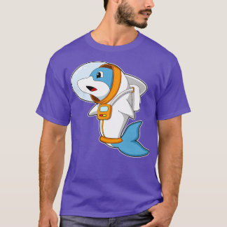 Dolphin as Astronaut with Costume T-Shirt