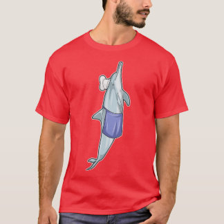 Dolphin as Cook with Chef hat T-Shirt