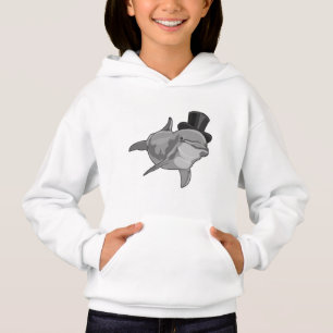 Dolphin as Gentleman with Top hat