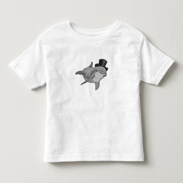 Dolphin as Gentleman with Top hat (Front)