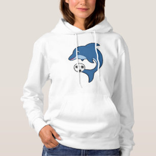 Dolphin as Soccer player with Soccer ball Hoodie