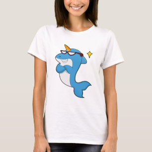 Dolphin as Unicorn with Glasses.PNG T-Shirt