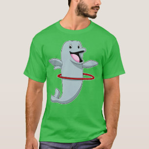 Dolphin at Endurance training with Fitness tires T-Shirt