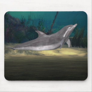 dolphin at play mouse mat