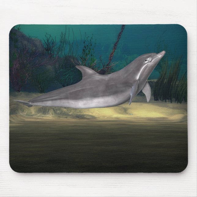 dolphin at play mouse mat (Front)