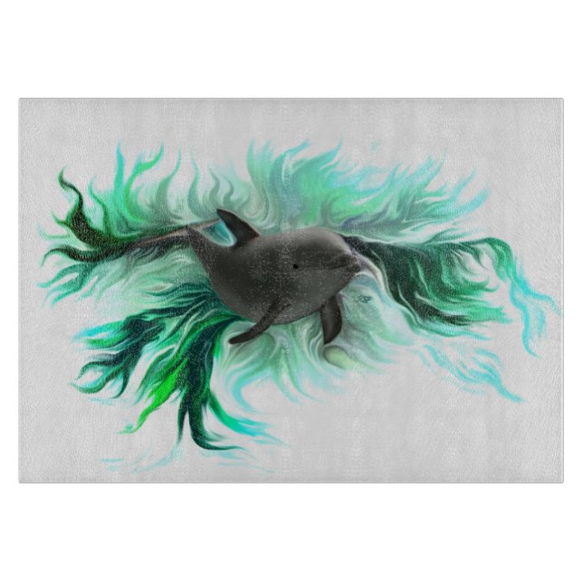 Dolphin Baby Cutting Board (Front)