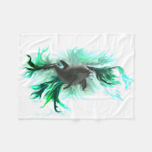 Dolphin Baby Fleece Blanket