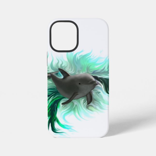 Dolphin Baby iPhone Case (Back)
