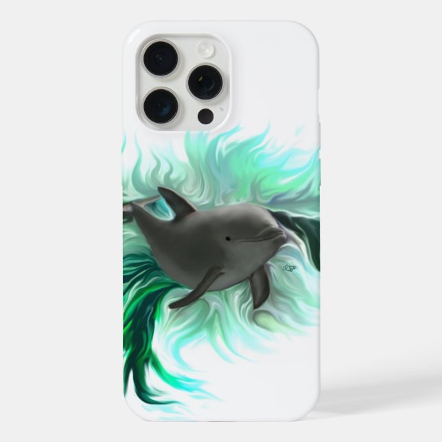 Dolphin Baby iPhone Case (Back)
