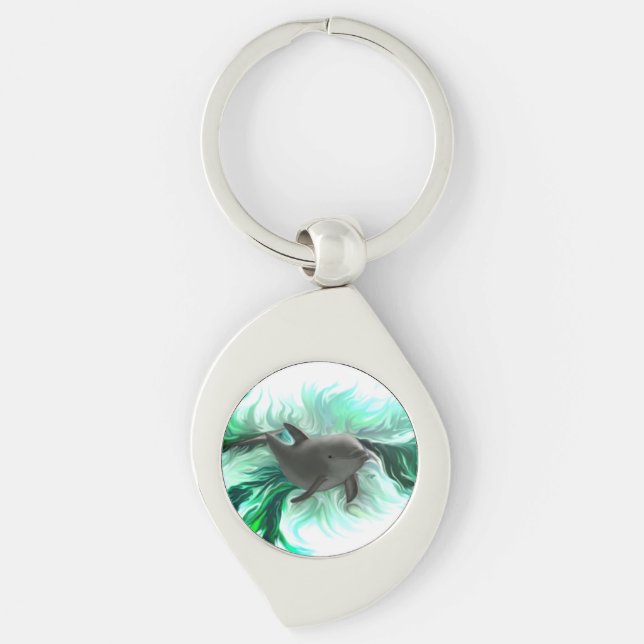 Dolphin Baby Key Ring (Front)