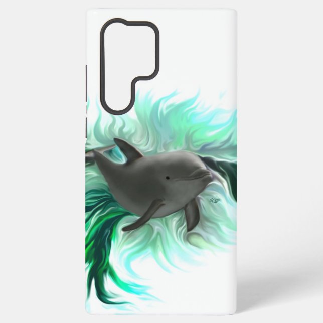 Dolphin Baby Samsung Galaxy S22 Ultra Case (Back)