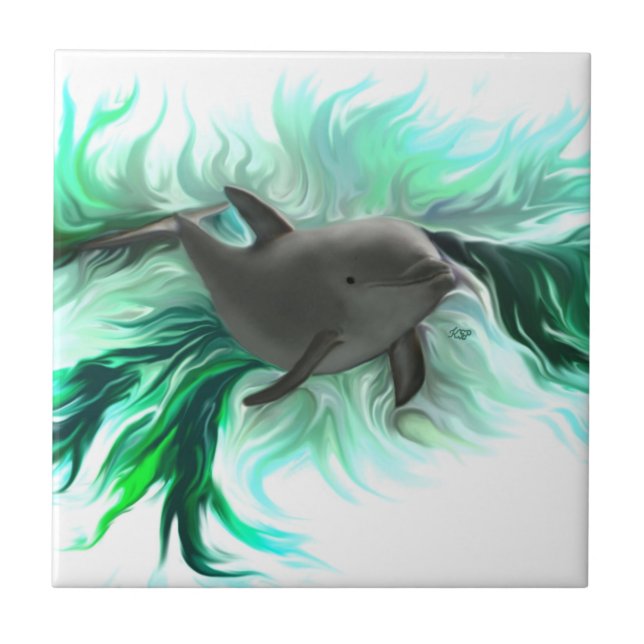 Dolphin Baby Tile (Front)