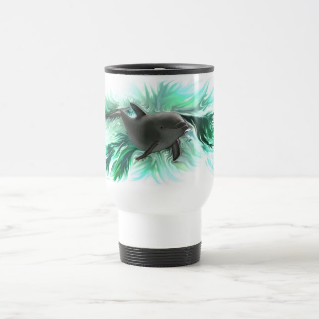 Dolphin baby travel mug (Center)