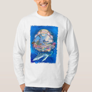 Dolphin Beach Paradise Long Sleeve Shirt
