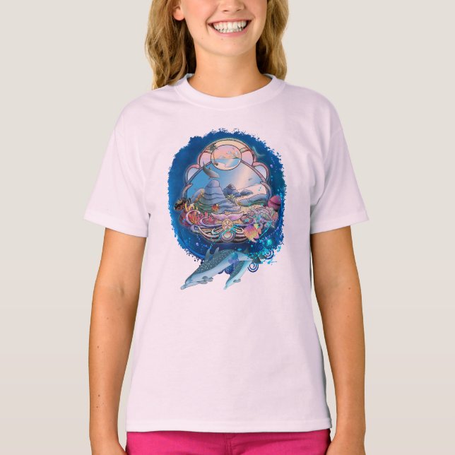 DOLPHIN BEACH PARADISE T-Shirt (Front)