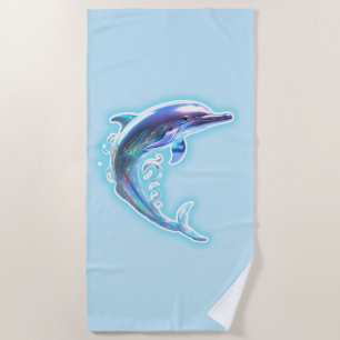 Dolphin beach towel