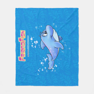 Dolphin Blanket cute cartoon