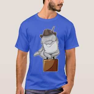Dolphin Businessman Briefcase T-Shirt