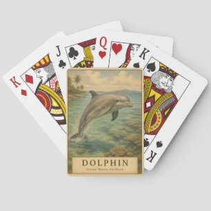 Dolphin Caribbean Waters VINTAGE Playing Cards