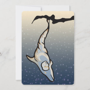 dolphin cocoon invitation