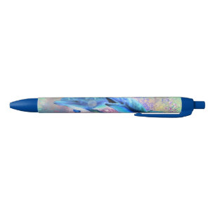 Dolphin Couple - Beautiful Blue Ink Pen