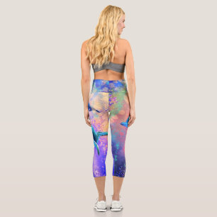 Dolphin Couple - Beautiful  Capri Leggings